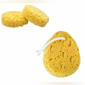 Sea Foam Facial Sponge Bundle 3 Piece Set Exfoliating Cleansing Sponges